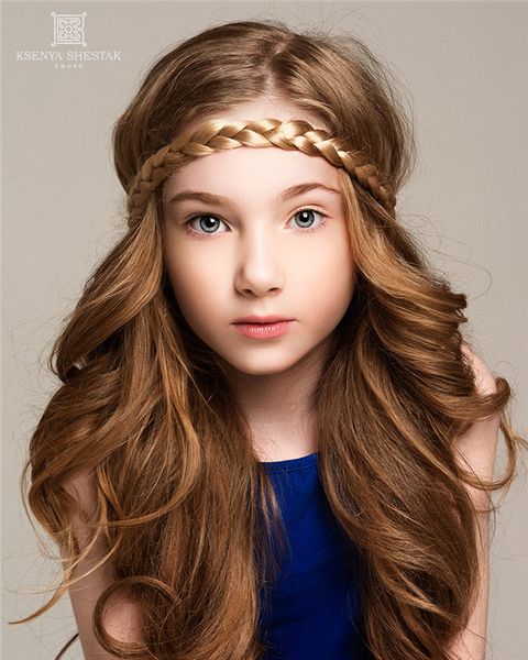 

2019 selling fake hair band elastic twist braid wig fashion headband, Silver