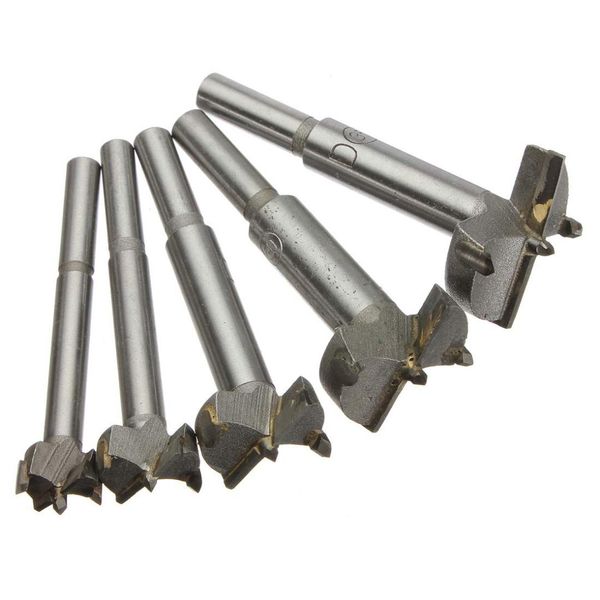 

drillpro 5pcs 15-35mm professional woodworking drill bits set hole saw wood cutter tools set tungsten carbide steel