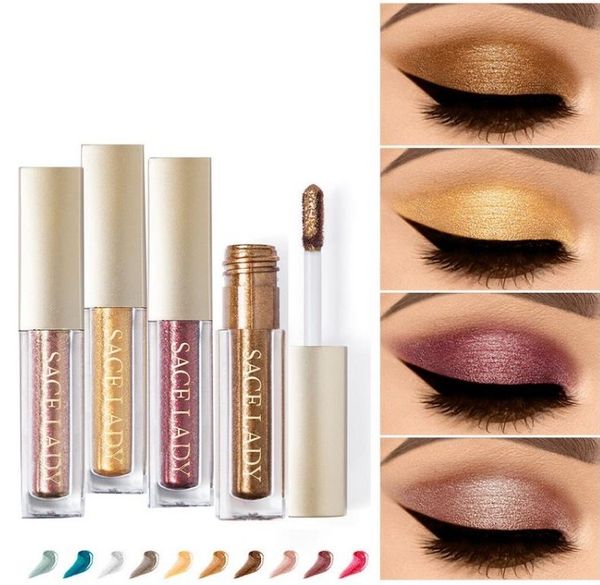 

Private label dhl hipping eye hadow waterproof metal liquid eye makeup gold pigment himmer liquid pigment eye hadow palette co metic