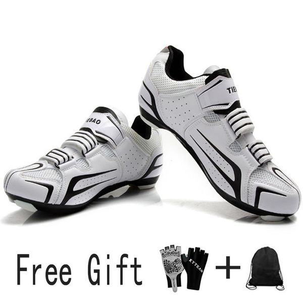 

tiebao cycling shoes men women self-locking breathable bike bicycle shoes mtb road racing riding sapatos de ciclismo, Black