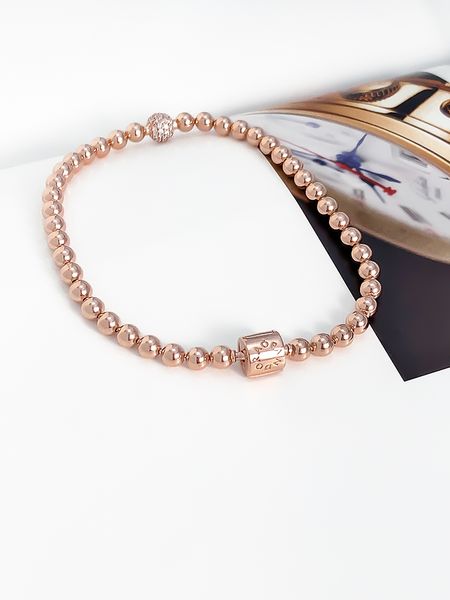 

2020 бусины проложить браслет шарм серебро оригинальный 92 пандора браслет ювелирные изделия для женщин браслеты дружбы для женщин изготовле, Golden;silver