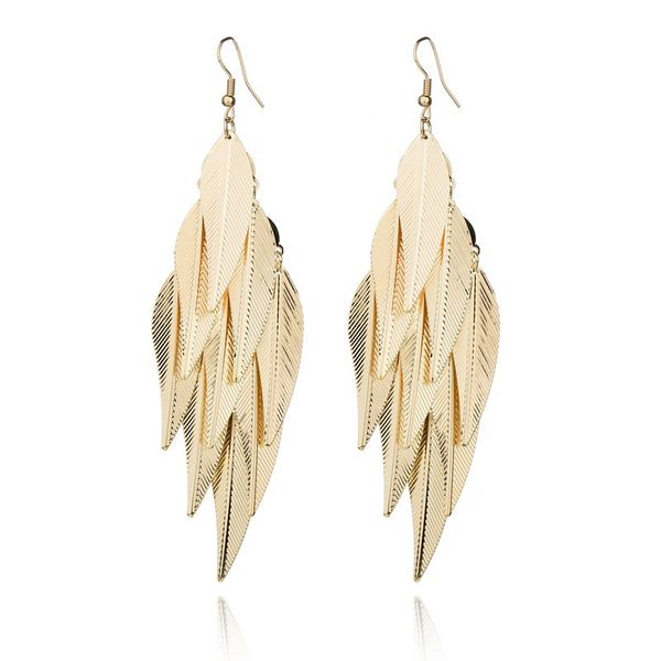 

metal irregular personality hollow multi-layer ladies wild scrub earrings retro wild earrings, Silver
