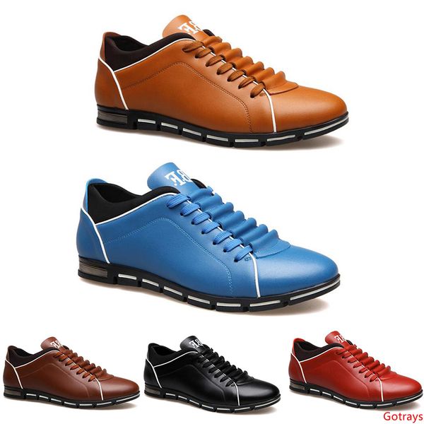 

2020 wholesale men shoes black wine red brown fashion designers casual shoes dropshipping size 39-44 item 409