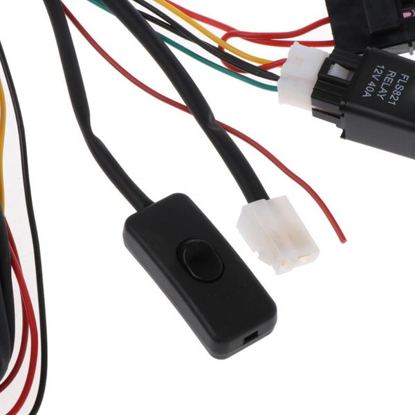 

one pair front lower side bumper grille with led fog light & drl light 77ue