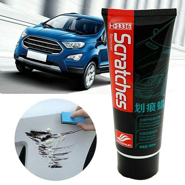 

car scratch remover repair agent scratches wax polishing cream paint care auto maintenance tool 100ml car dvd