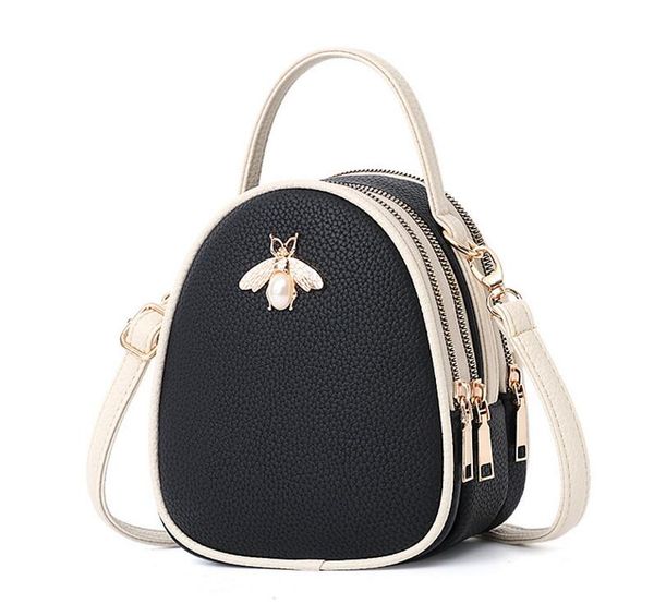 

designer crossbody bags women leather luxury handbags women bags designer tote shoulder bag lady handbag three zipper style/6