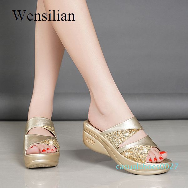 

fashion sandals women ladies platform sandalias crystal sandals female bling gladiator flat shoes sandalias mujer c27, Black