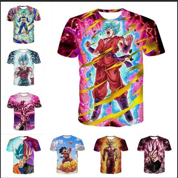 

dragon ball z мода одежда dragon ball z повседневный t-shirt женщины мужчины 3d футболки harajuku db футболка summer style верхняя одежда го, White;black