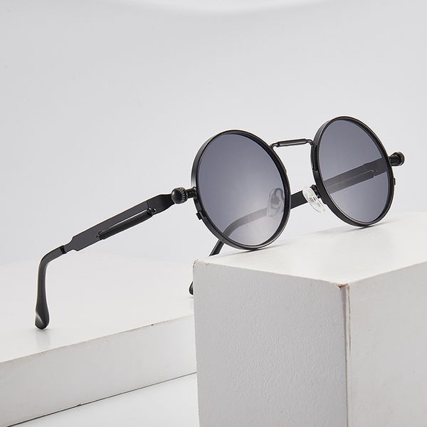 

vidano optical mens sunglasses coating polarized sunglasses round circle sun glasses retro vintage gafas masculino sol, White;black