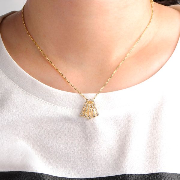 

blucome gypsy copper feet shape pendant necklace for women cz zircon necklaces bijoux femme collier wedding bridal jewelry, Silver