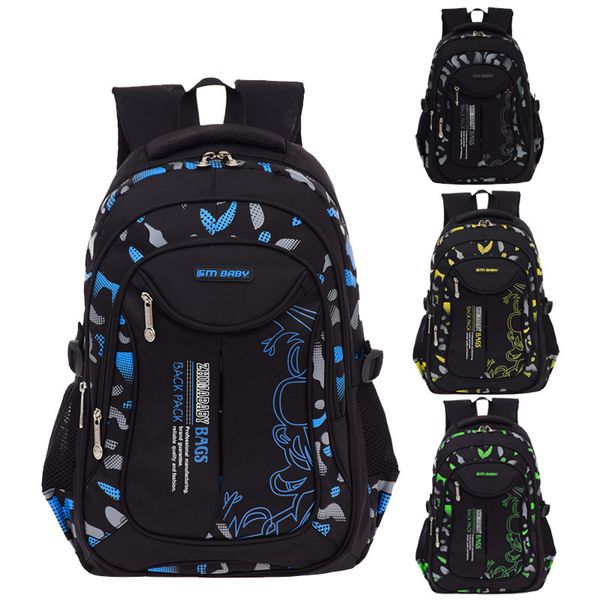 

waterproof backpack schoolbag for male casual school bags for boys 1-3-6 grade orthopedic schoolbag backpack children