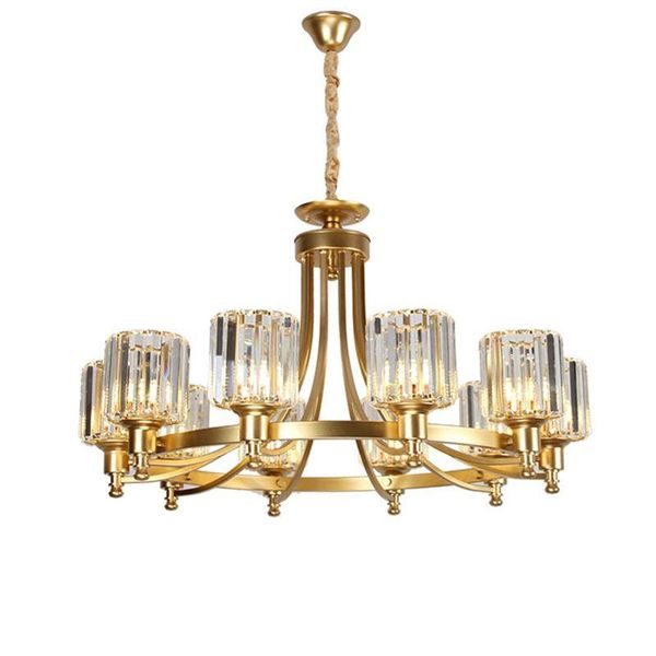 

american crystal chandelier living room chandelier modern simple bedroom study lamp iron crystal dining room lamp