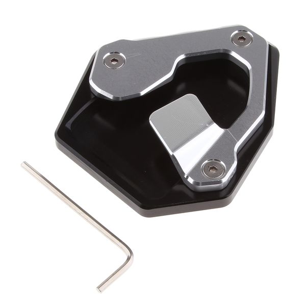 

motorcycle cnc side stand kickstand enlarge plate pad for 2016-2018 honda crf 1000l africa twin
