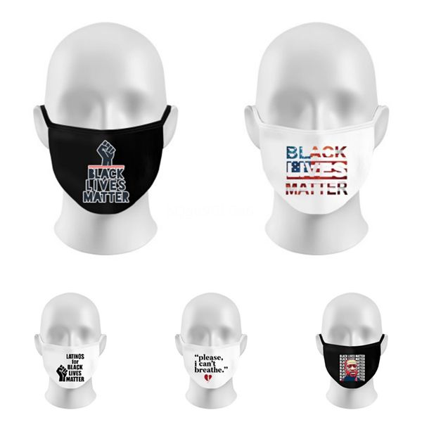

in stock i cant breathe face masks washable cotton masks black lives matter masks fashion designer letter mask for adults #787