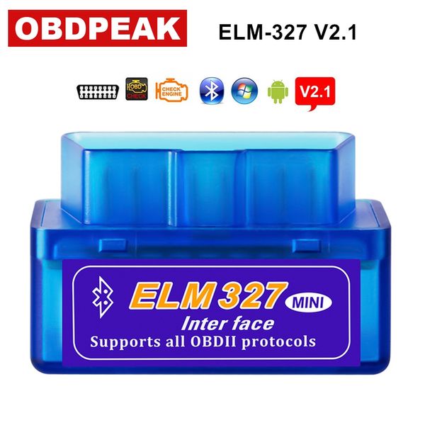 

super mini elm327 bluetooth obd2 v2.1 elm 327 v 2.1 obd 2 car diagnostic-tool scanner elm-327 obdii adapter auto diagnostic tool