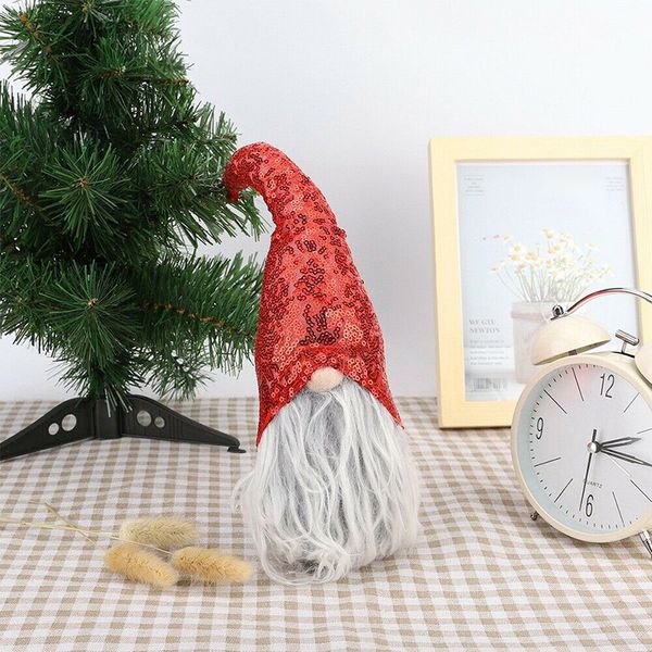 

faceless santa claus dwarf doll soft plush toy decor christmas xmas gift pak55
