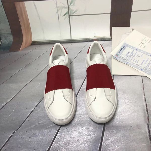 

g shoes mens womens casual dad shoes sneakers beautiful platform arch walking leather shoes leather patchwork dress tennis sneakers chaussur, Red;white