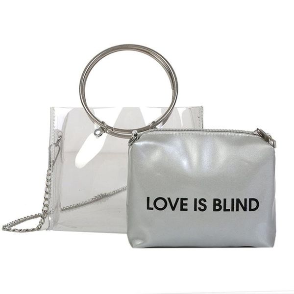 

ins super fire transparent mini small bag female 2020 summer new jelly chain bag