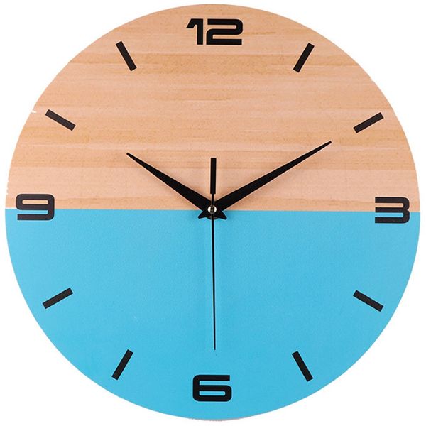 

wall clock modern design mechanism vintage digital european wooden craft wall clock living room decorative