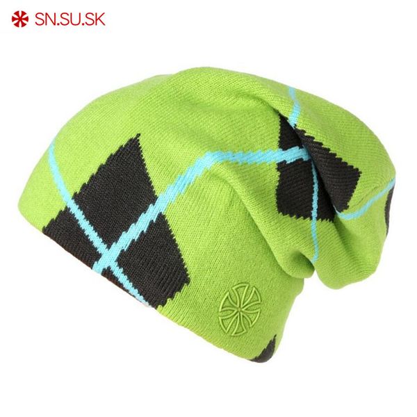 

sn.su.sk men women two sided wear ski cap warm winter hats skiing skating caps for woman turtleneck beanies snowboard hat 5267