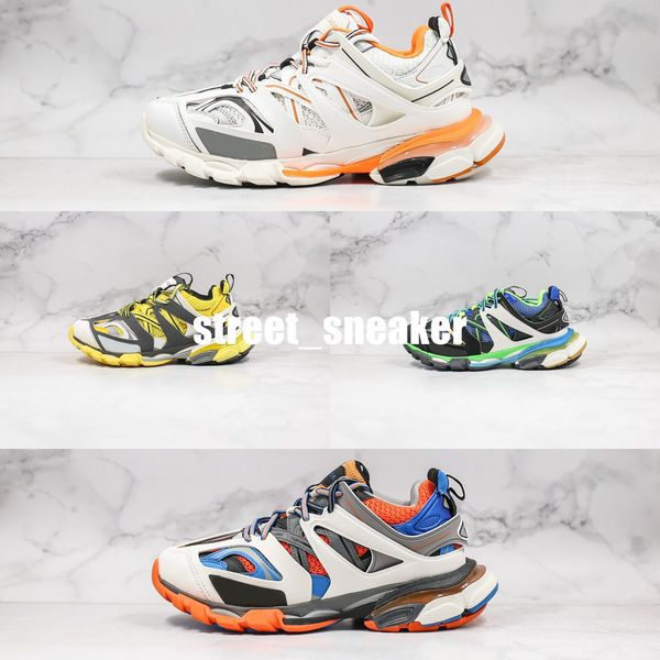 

release track 3.0 gomma maille running shoes triple s clunky sneaker casual shoes mens authentic designer shoes, White;red