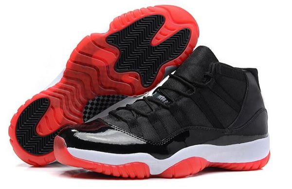 

designer new 11 11s men women shoes gamma legend blue infrared space jam bred concord georgetown varsity gym red shoes for people, Black