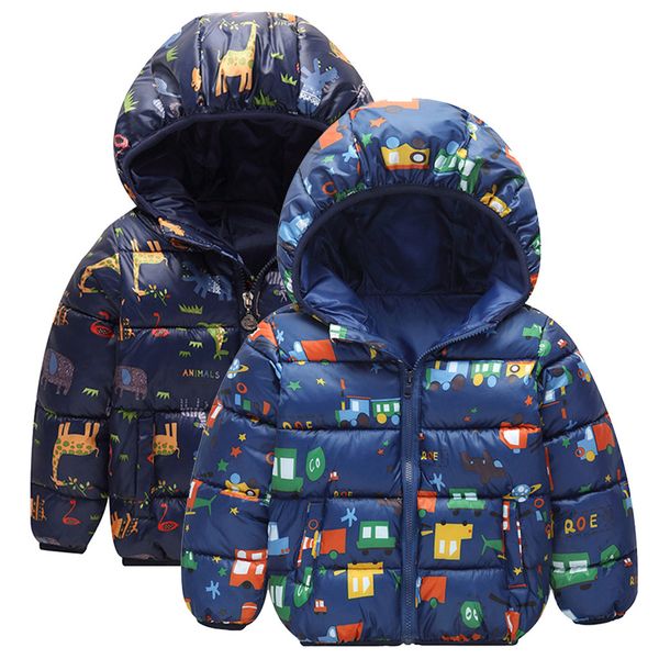 

10 color toddler baby boys girls winter cartoon windproof coat hooded warm outwear jacket animal coats zipper baby hoodies