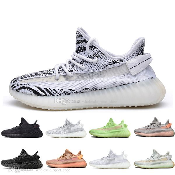 

Newest Kanye West Clay V2 Static Reflective GID Glow In The Dark Mens Running Shoes Hyperspace True Form Women men Sports Designer Sneakers