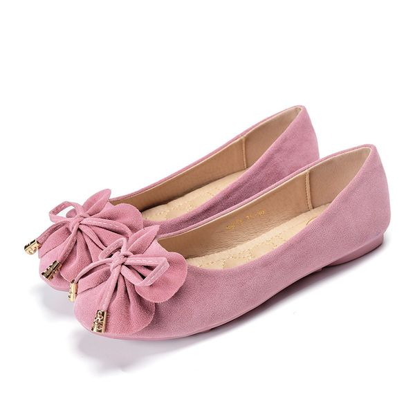 

sailing lu women flats 2019 summer bowtie ballet flat shoes women fashion slip on comfortable loafers size plus 35-43 dwd2662, Black