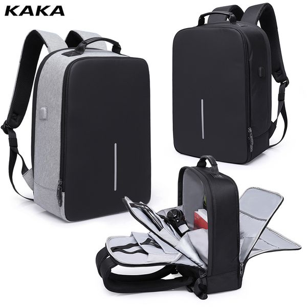 

fashion backpack 20-35l oxford usb port 15.6-inch lapbackpack business travel shoulders bags sport bags schoolbag