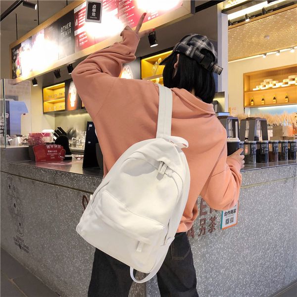 

schoolbag female 2020 korean version harajuku ulzzang high school vintage shoulder bag female student ins backpack girl