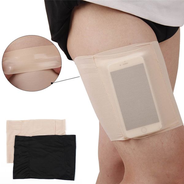

porte jarretelle silicone non-slip anti schuur kousenband women slouch socks thigh bands friction, Black;white