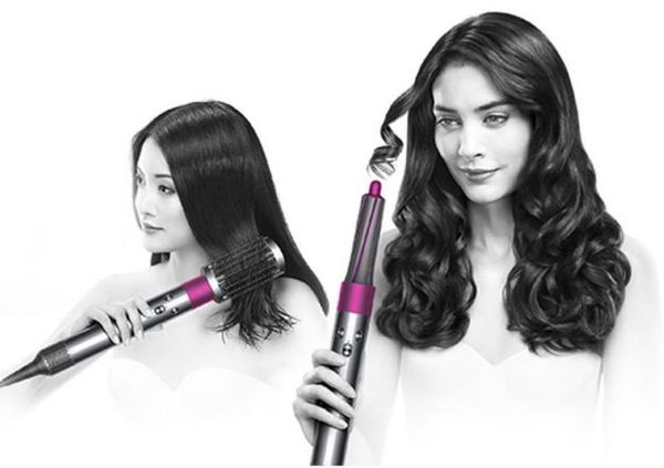 New Original Iron Fuchsia Electric Dysonairwrapy Hair Curler Hair