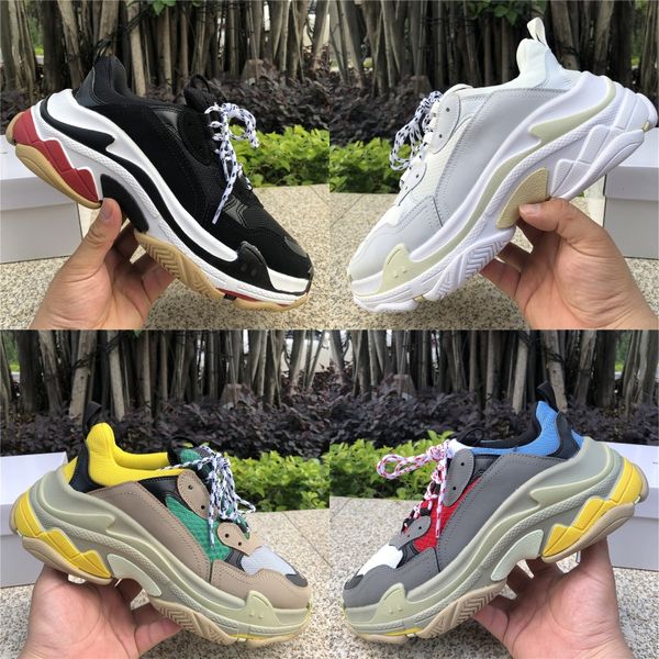 

multi platform luxury triple s designer low vintage outdoor sneaker mens women paris party casual shoes increasing large trainers 36-45