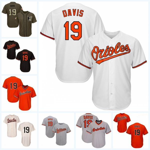 

Youth 19 Chris Davis Baltimore 100% Stitch Orioles Baseball Jersey S-XXXL Embroidery &Log Free Shopping