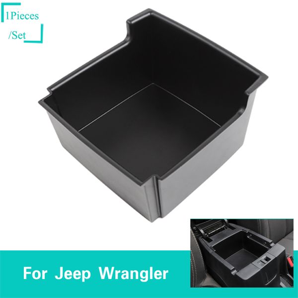 Center Console Insert Organizer Storage Tray For 2011 2018 Jeep Wrangler Jk Jku Armrest Box Secondary Storageblack Car Interior Hanging Car Interior