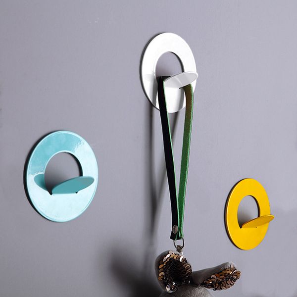 

1pcs strong adhesive seamless sticky wall hook nail punch mounting rack pendant paste screw rod no trace wall hook nail