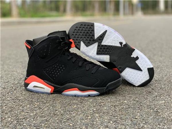 

2020 selling e6sog black infrared code: 384664-060 mens basketball shoes with box 6s sneaker trainer wholesale quality