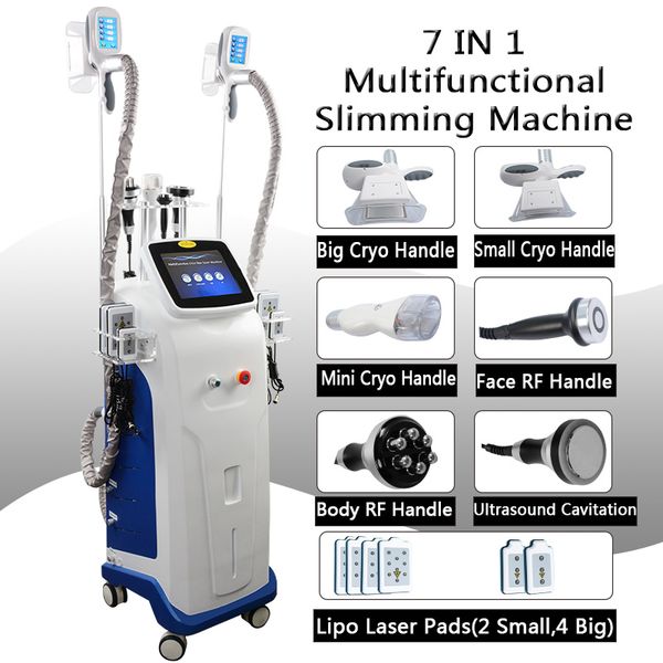 

новейший машина для похудения тела 2 ручки работают вместе потеря веса cryolipolysis машина rf кавитация похудение divice