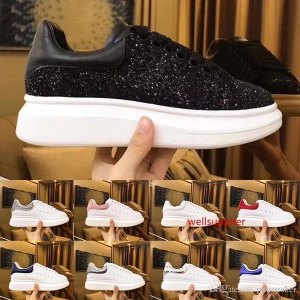 

черный бархат мужская женская обувь chaussures красивая платформа повседневные кроссовки роскошные дизайнерские туфли кожа сплошные цвета пл