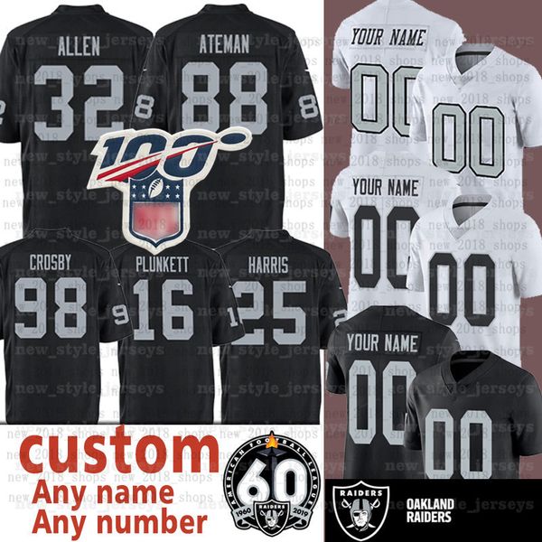 

34 rod smith 13 hunter renfrow custom vontaze burfict jersey 55 42 karl joseph 59 tahir whitehead 30 jalen richard 22 isaiah crowell, Black;red