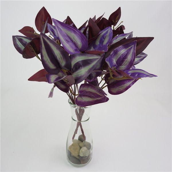 

bedroom bedside table high imitation purple simulation plant small artificial plant bunch pgraphy props home decoration