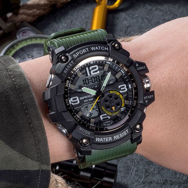 

Outdoor sports explosion models custom watch waterproof student electronic watch LED male sport