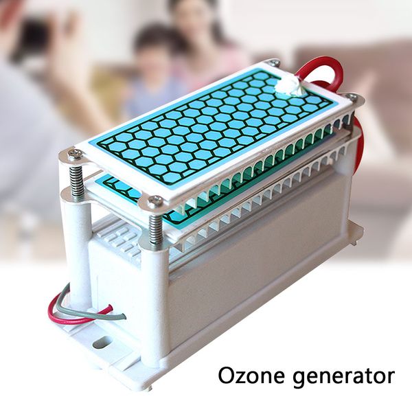 

220v 20g/h home ozone generator air purifier ozonator air cleaner double sheet integrated ceramic plate ozonizer