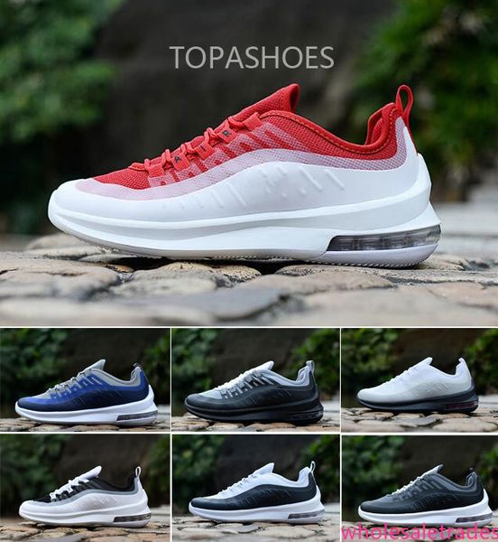 

wholesale fashion axis running shoes triple black white deep cool grey men women casual sports trainers zapatillas sneakers