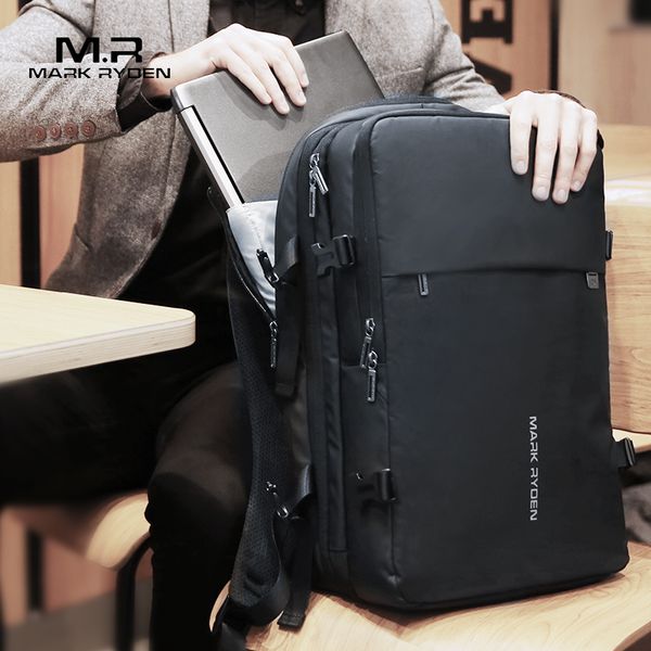 

mark ryden man backpack fit 17 inch lapusb charging multi-layer space business leisure travel male anti-thief mochila