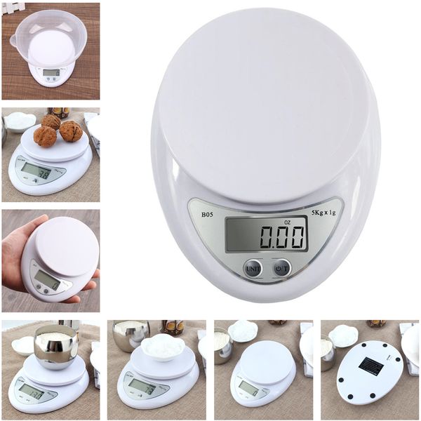 

5kg/1g kitchen digital scale lots led electronic scales postal food measuring weight led electronic scales