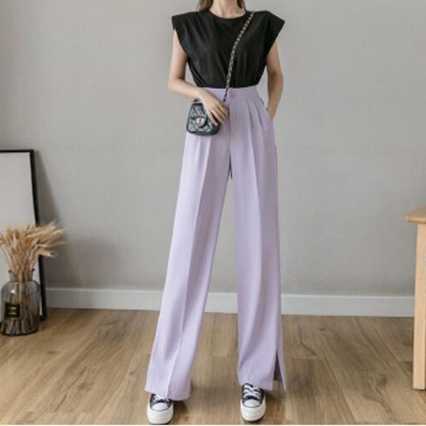 

sweatpants women clothes pants streetwear 2020 summer fashion korean style wide leg harajuku baggy black high waisted vintage, Black;white