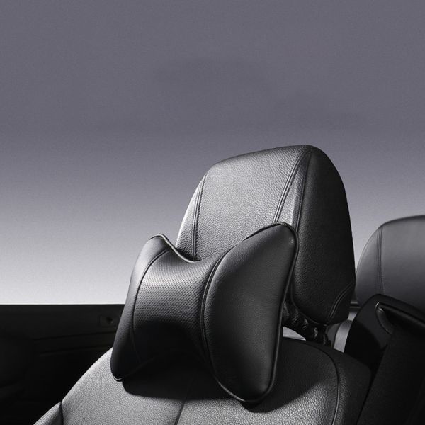 

автомобильный дом двойного назначения автомобиля искусственная кожа подголовника опоры интерьер шею подушка сиденья дышащий массаж подушки с