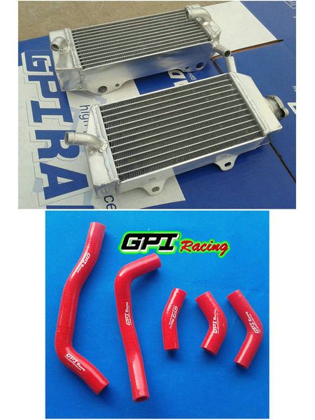 

aluminum radiator + hose for crf 450r crf450 crf450r 05 06 07 08 2005 2006